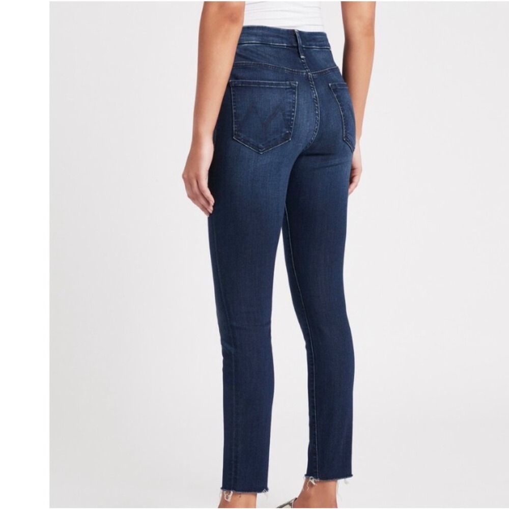 Mother jeans High Waisted‎ Looker Ankle Fray Tonuge and Chic 25 denim Classic - Picture 2 of 9